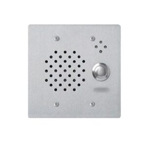 Aiphone IE-SS-A Audio Only Door Station, Stainless Steel, Flush Mount