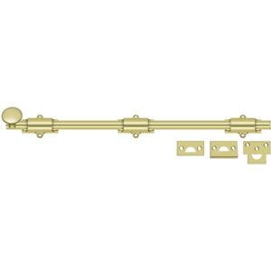 Deltana 18SB3 HD Solid Brass 18-Inch Surface Bolt