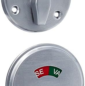 Falcon D271626 30253 10094 Turn Inside x Occupancy Indicator Deadbolt G6,Silver