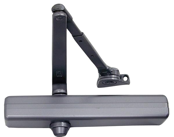 LCN 1460 Medium Duty Door Closer, Aluminum Powder Coat Finished, Cast Iron, Non-Handed, Cush-N-Stop Arm