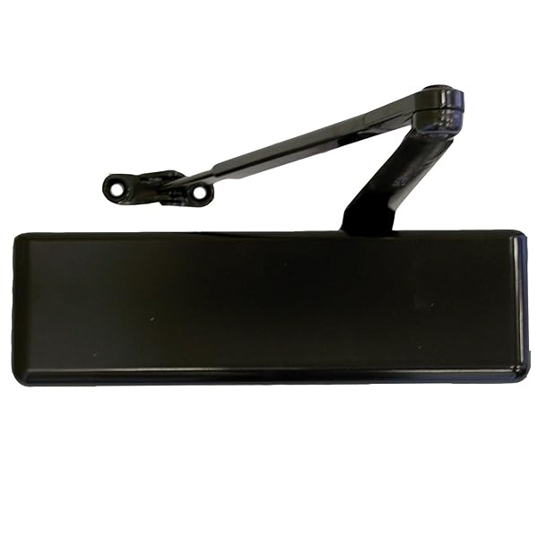 LCN 4040 Heavy Duty Door Closer, Dark Bronze Powder Coat Finished, Cast Iron, Non-Handed, Spring Cush-N-Stop Arm
