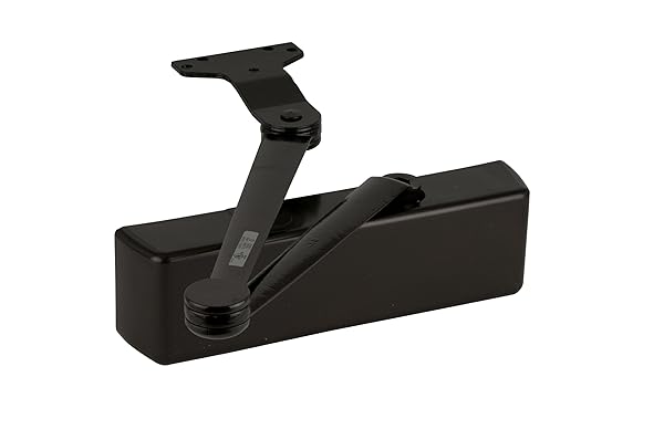 Lcn 4040 Heavy Duty Door Closer, Dark Bronze Powder Coat Finished, Cast Iron, Non-Handed, Cush-N-Stop Arm (4040XP CNS 695 TBSRT)