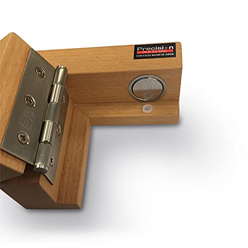 Precision Lock PLS 24 PRO Concealed Magnetic Catch for Light to Heavy Duty Doors with Thickness Greater Than 30 mm (1.18"), Pack of 2 - Image 4