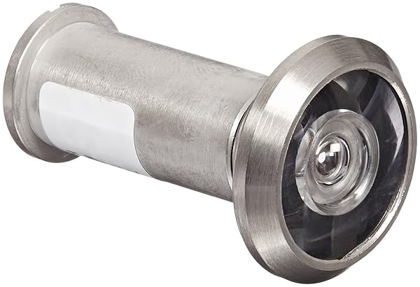 Rockwood 622.STNN UL Listed 190-degree Door Viewer for 1-3/8" to 2-1/8" Doors, Satin Nickel Plated Clear Coated Finish